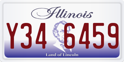 IL license plate Y346459