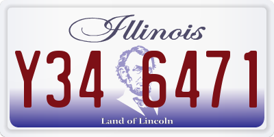 IL license plate Y346471