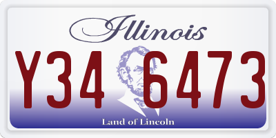 IL license plate Y346473