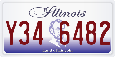 IL license plate Y346482