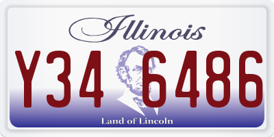 IL license plate Y346486