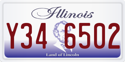 IL license plate Y346502