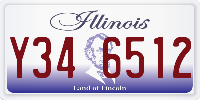 IL license plate Y346512