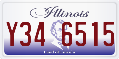 IL license plate Y346515