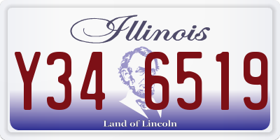 IL license plate Y346519