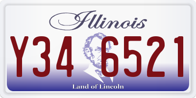 IL license plate Y346521