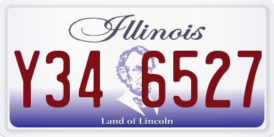 IL license plate Y346527