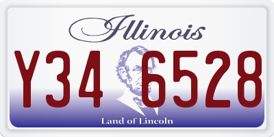 IL license plate Y346528