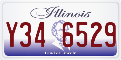 IL license plate Y346529