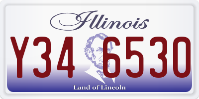 IL license plate Y346530