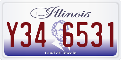 IL license plate Y346531