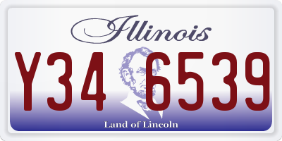 IL license plate Y346539