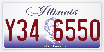 IL license plate Y346550