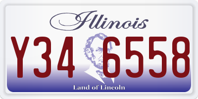 IL license plate Y346558