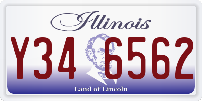 IL license plate Y346562
