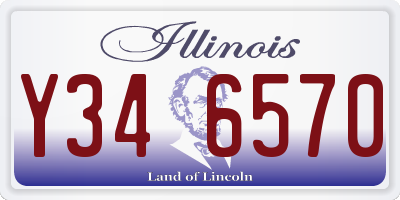 IL license plate Y346570