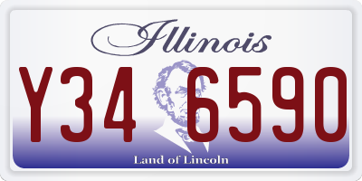 IL license plate Y346590