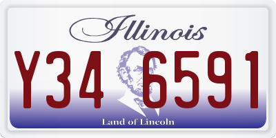 IL license plate Y346591