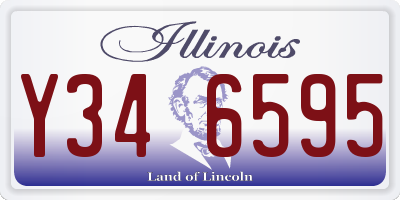 IL license plate Y346595