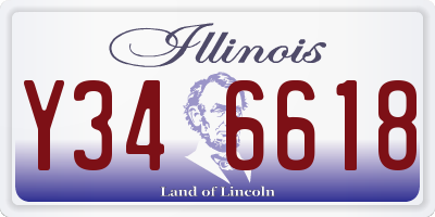 IL license plate Y346618