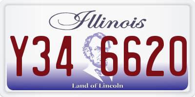 IL license plate Y346620