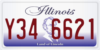 IL license plate Y346621