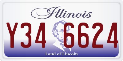 IL license plate Y346624