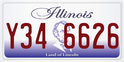 IL license plate Y346626