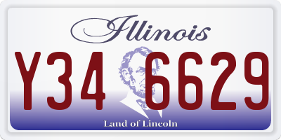 IL license plate Y346629