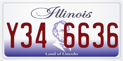 IL license plate Y346636