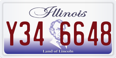 IL license plate Y346648