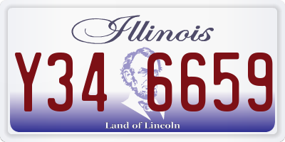 IL license plate Y346659
