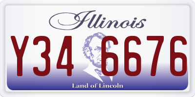 IL license plate Y346676