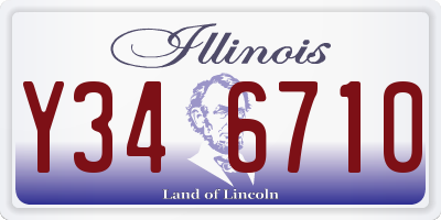 IL license plate Y346710