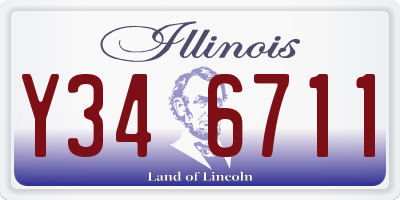 IL license plate Y346711