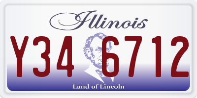 IL license plate Y346712