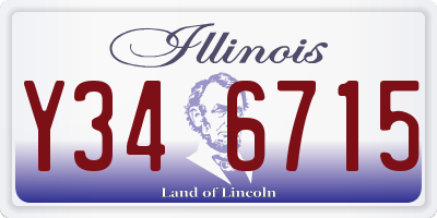 IL license plate Y346715