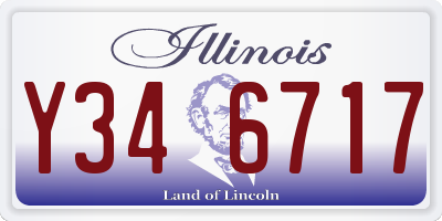 IL license plate Y346717
