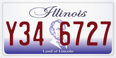 IL license plate Y346727