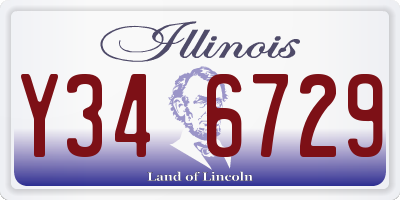 IL license plate Y346729
