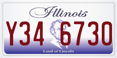 IL license plate Y346730
