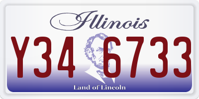 IL license plate Y346733