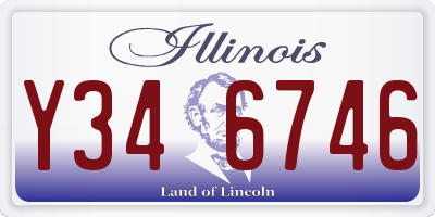 IL license plate Y346746