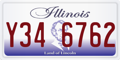 IL license plate Y346762