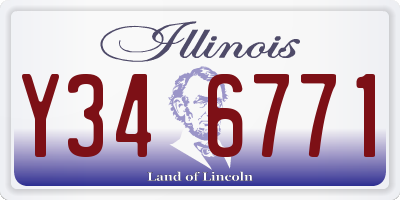 IL license plate Y346771