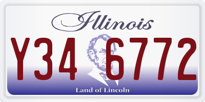 IL license plate Y346772