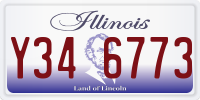 IL license plate Y346773
