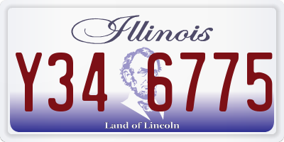 IL license plate Y346775