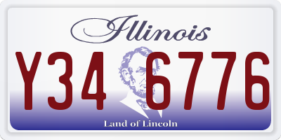 IL license plate Y346776