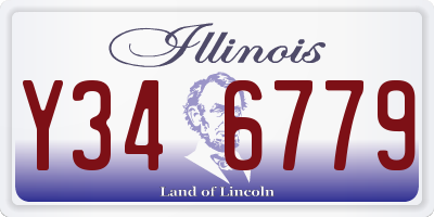 IL license plate Y346779